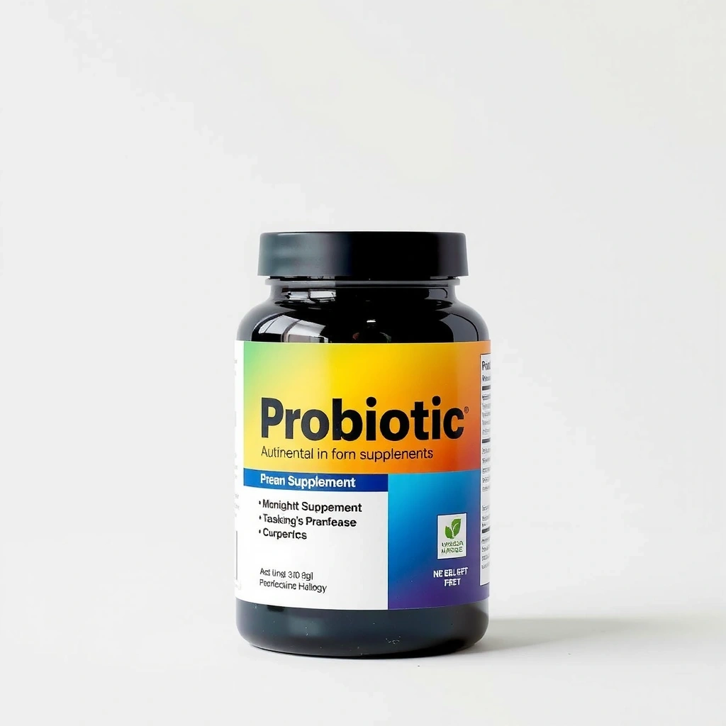 Product shot of a probiotic supplement container
